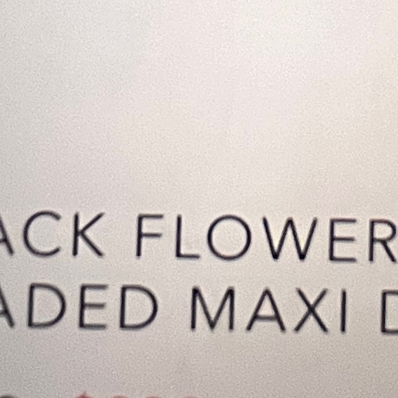 JOHNNY WAS BLACK FLOWER BEADED DRESS-BRAND NEW! - Picture 7 of 11